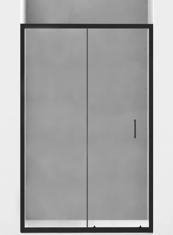 Sprchové dvere maxmax MEXEN APIA 140 cm - BLACK, 845-140-000-70-00