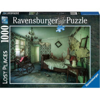 RAVENSBURGER Puzzle Stratené miesta: Zelená spálňa 1000 dielikov