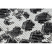 Kusový koberec Sion Sisal Snake`s skin 22162 ecru/black