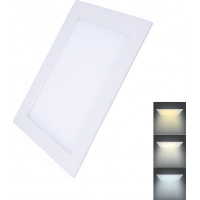 LED mini panel CCT, podhľadový, 18W, 1530lm, 3000K, 4000K, 6000K, štvorcový