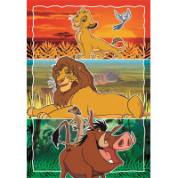 CLEMENTONI Puzzle Disney: Zvieratká 3x48 dielikov