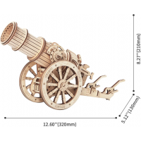 ROBOTIME Roker 3D drevené puzzle Stredoveké obliehacie dialo 158 dielikov