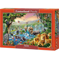 CASTORLAND Puzzle Rieka v džungli 500 dielikov