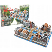 3D puzzle Amsterdam 107 dielikov