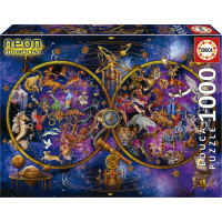 EDUCA Svietiace puzzle Súhvezdie 1000 dielikov