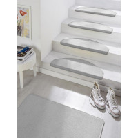 Sada 15 ks nášľapov na schody: Fancy 103006 sivé