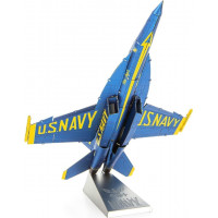 METAL EARTH 3D puzzle F, A-18 Super Hornet - Blue Angels (ICONX)
