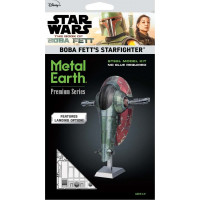 METAL EARTH 3D puzzle Star Wars: Boba Fett&#39;s Starfighter (ICONX)
