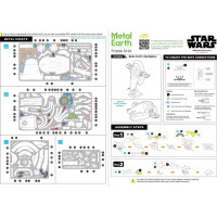 METAL EARTH 3D puzzle Star Wars: Boba Fett&#39;s Starfighter (ICONX)