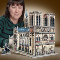 WREBBIT 3D puzzle Assassin&#39;s Creed Unity: Notre-Dame 860 dielikov