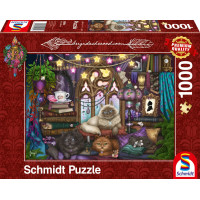 SCHMIDT Puzzle Mačky a pohovka 1000 dielikov