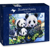 BLUEBIRD Puzzle Pandia rodina 1000 dielikov