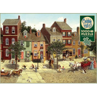 COBBLE HILL Puzzle Zákruta na námestí 1000 dielikov