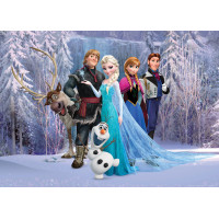 Detská fototapeta DISNEY - Frozen v kúzelnom lese - 155x110 cm