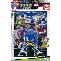 EDUCA Svietiace puzzle Sonic Prime 300 dielikov
