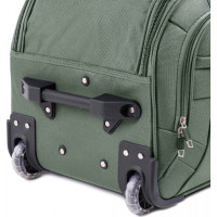 Moderné cestovné tašky CAPACITY - set S+M+L - zelené