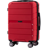 Moderný cestovný kufor SPARROW - vel. S - červený - TSA zámok