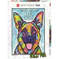 HEYE Puzzle Jolly Pets: Psy nikdy neklamú 1000 dielikov