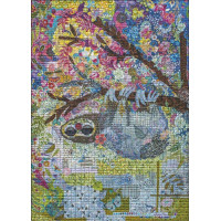 HEYE Puzzle Quilt Art: Vyšívaný leňoch 1000 dielikov