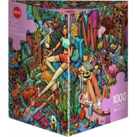 HEYE Puzzle Spolubývajúci v domácnosti 1000 dielikov