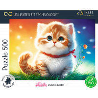 TREFL Puzzle UFT Cuteness Overload: Kúzelné mačiatko 500 dielikov