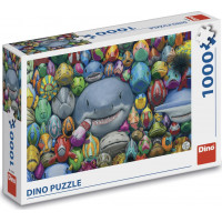 DINO Puzzle Farebné rybičky 1000 dielikov