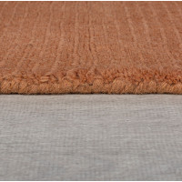 Kusový ručně tkaný koberec Tuscany Textured Wool Border Orange