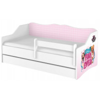 Detská posteľ s prístelkou LULLU 160x80cm - LOL Na! Na! Na! Surprise - Fabulous