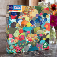 EEBOO Štvorcové puzzle Kamienky 1000 dielikov