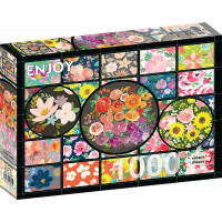 ENJOY Puzzle Kvetinová záhrada 1000 dielikov