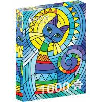 ENJOY Puzzle Ornamentálna mačka 1000 dielikov