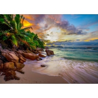 ENJOY Puzzle Seychelské pláže pri západe slnka 1000 dielikov
