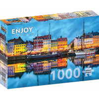 ENJOY Puzzle Starý kodanský prístav 1000 dielikov