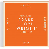 GALISON Štvorcové puzzle Frank Lloyd Wright: Textilné bloky 4x200 dielikov