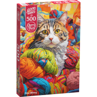 CHERRY PAZZI Puzzle Mačacie vrtochy 500 dielikov