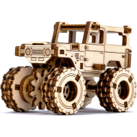 WOODEN CITY 3D puzzle Superfast Monster Truck 5