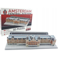 3D puzzle Hlavná stanica v Amsterdame 81 dielikov