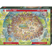 HEYE Puzzle Šialená ZOO: Kozmický pavilón 1000 dielikov