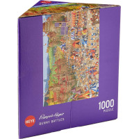 HEYE Puzzle Králičie bitky 1000 dielikov