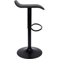 Barová stolička PORTI BLACK - čierna