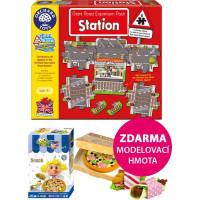 Orchard Toys Puzzle - Nádražie 8 dielikov