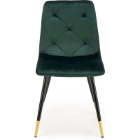 Jedálenská stolička LORA - tmavo zelená