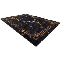 Kusový koberec Miro 51333.801 Marble black/gold