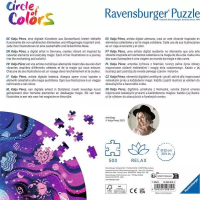 RAVENSBURGER Okrúhle puzzle Kruh farieb: Astrológia 500 dielikov