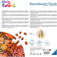 RAVENSBURGER Okrúhle puzzle Kruh farieb: Tropical 500 dielikov