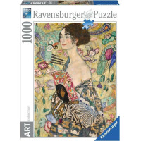 RAVENSBURGER Puzzle Dáma s vejárom 1000 dielikov