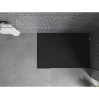 Sprchová SMC vanička MEXEN BERT 70x140 cm - čierna, 4K707014