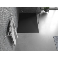 Sprchová SMC vanička MEXEN BERT 70x110 cm - čierna, 4K707011