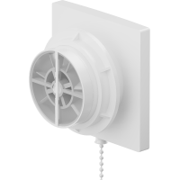 Kúpeľňový ventilátor MEXEN DXS 120 so spätnou klapkou a ovládaný lankom - biely, W9603-125K-00