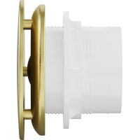 Kúpeľňový ventilátor MEXEN AXR 100 so spätnou klapkou a časovačom - zlatý, W9602-100T-50
